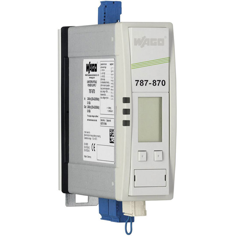 WAGO 787-870 EPSITRON Charging and Control Module for UPS Installation