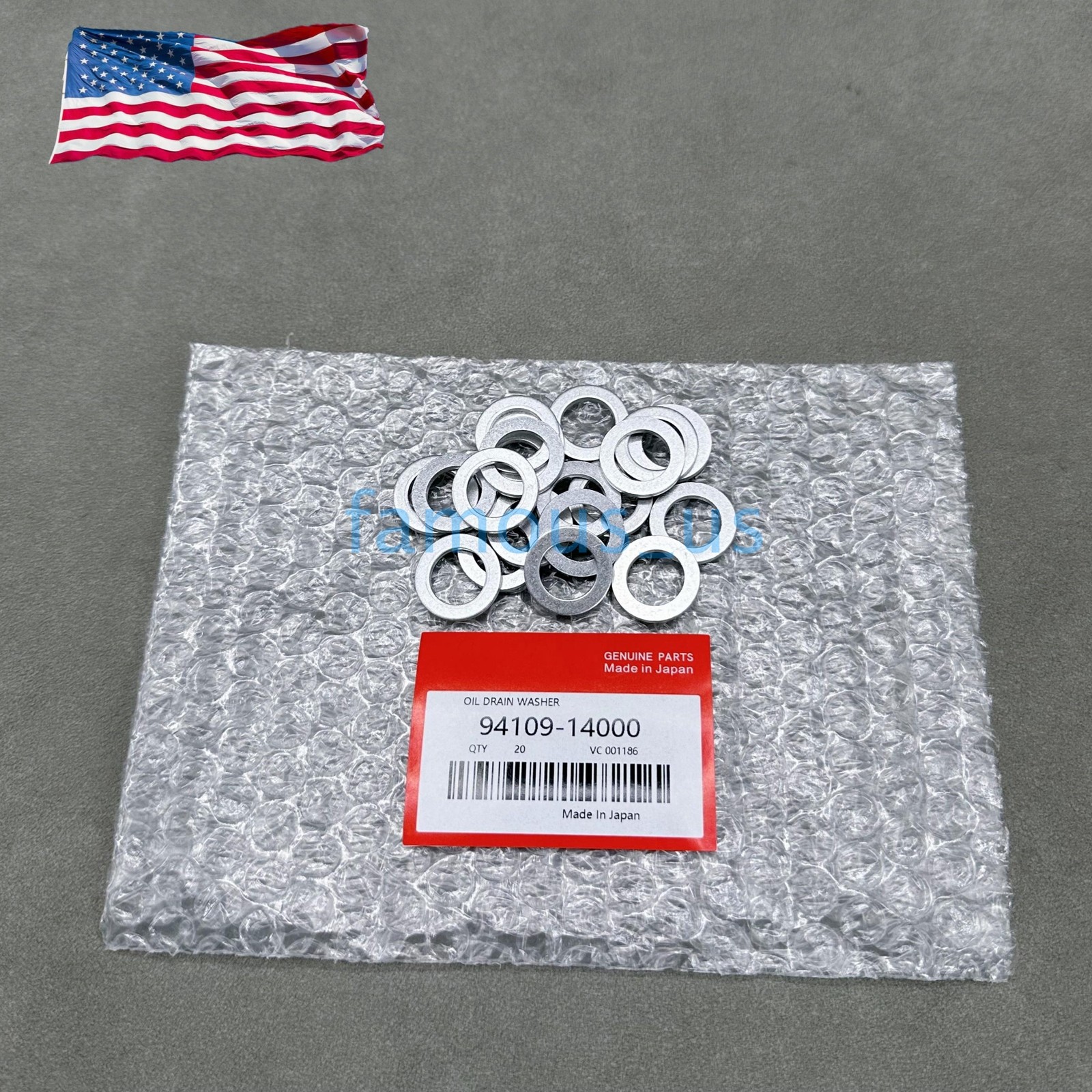 OEM 20X 14MM OIL DRAIN PLUG CRUSH WASHERS 94109-14000 FOR HONDA/ACURA USA!!