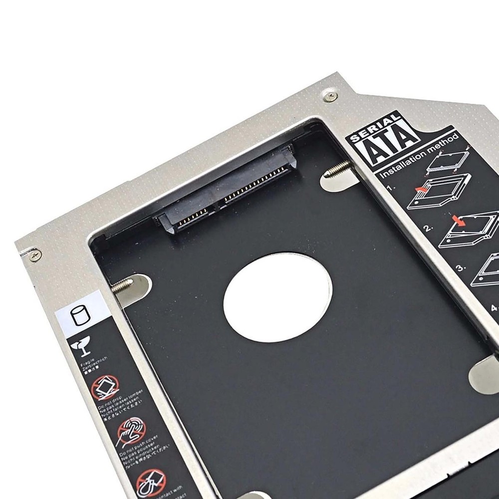 Caddy HDD SSD Player DVD CD SATA 3.0 Dell E6320 E6420 E6520 E6430 E6530 9.5mm_