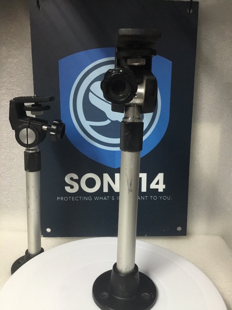 CCTV Security Camera Bracket W/ 12” Tall Wall /Ceiling Mount