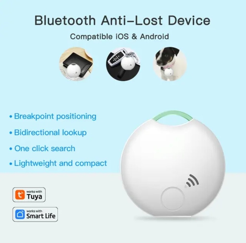 Tuya Smart Tracker Compatible With iOS Bluetooth Mini GPS