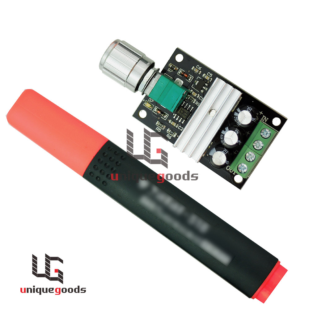 6V-24V Max 3A PWM DC Motor Speed Controller Variable Speed Regulator with Switch