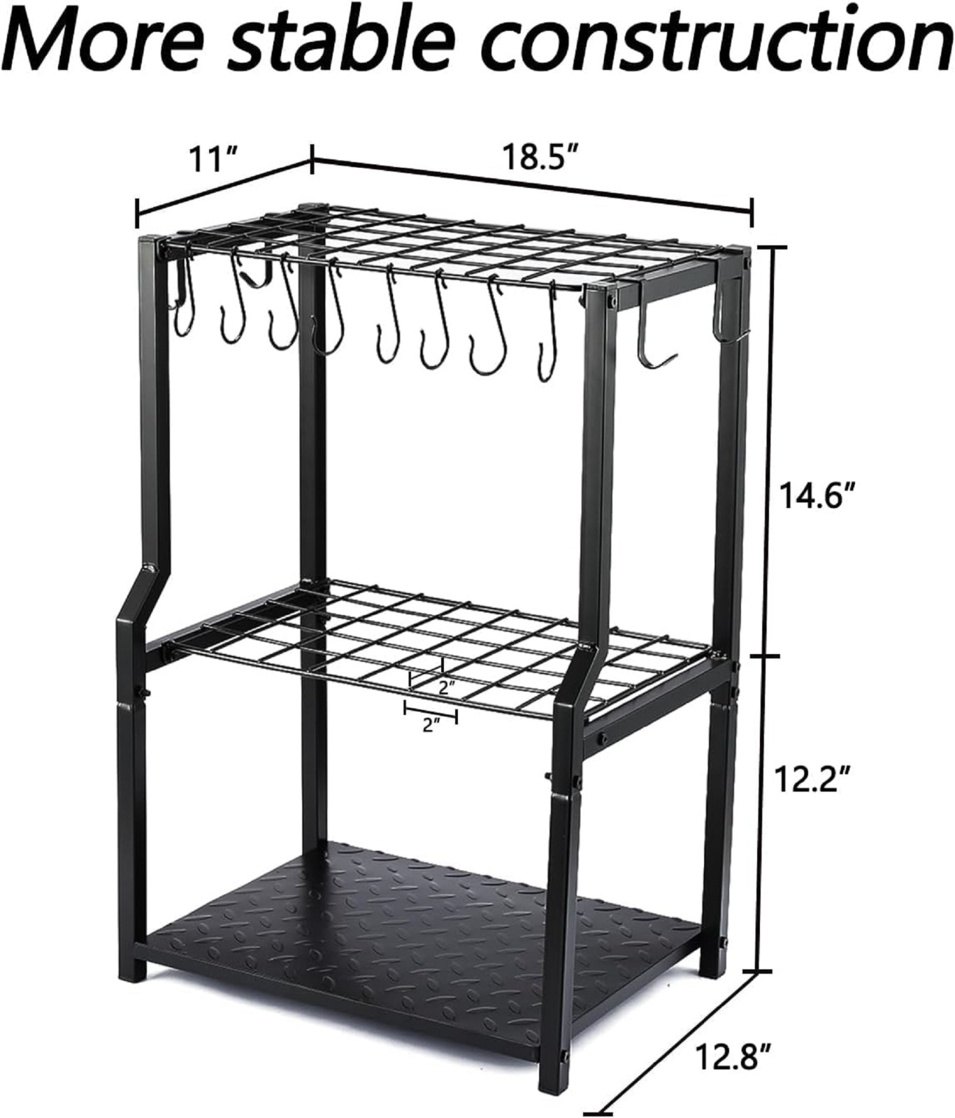 Garden Tool Organizer Heavy Duty,Yard Tool Tower Rack,Garage Storage Organizatio