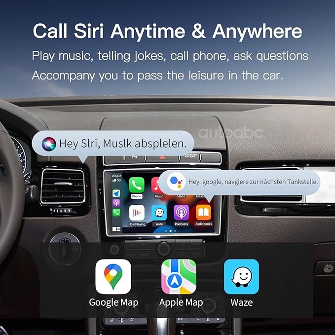 Wireless Carplay Android Auto GPS Navigation For 2010-2018 VW Touareg RNS850