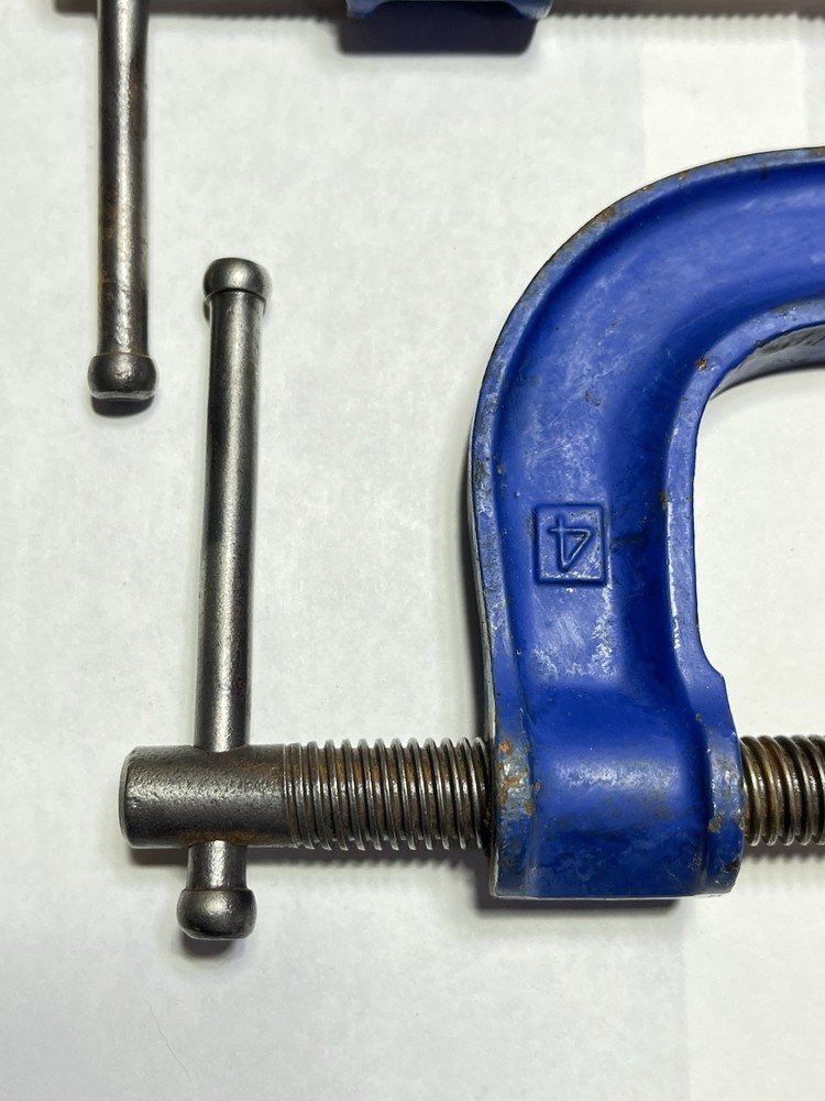 2 Record 4” C Clamps Used