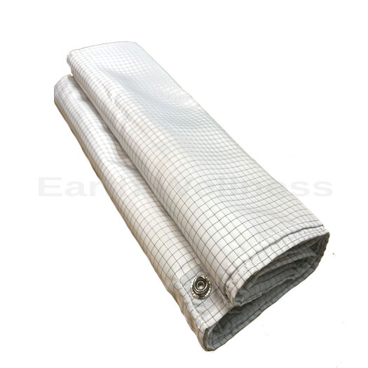 Earthing Grounding Half Sheet Carbon Thread, LARGER 96"x 30"& Copper Cord, Sleep