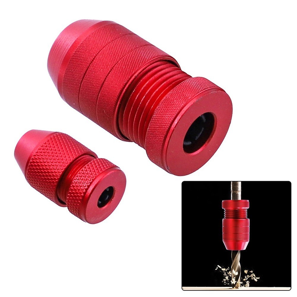 Secure Locking Mechanism Drill Depth Stops for Woodworking Projects 2Pcs