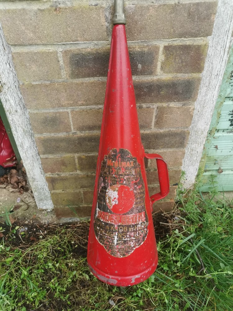 VINTAGE CONICAL FIRE EXTINGUISHER (10)