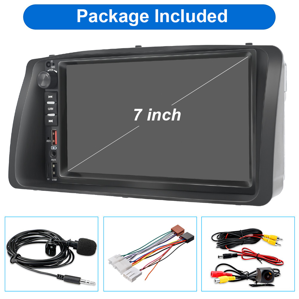 7" Apple Carplay For Toyota Corolla 2003-2008 Android Auto Car Stereo Radio GPS