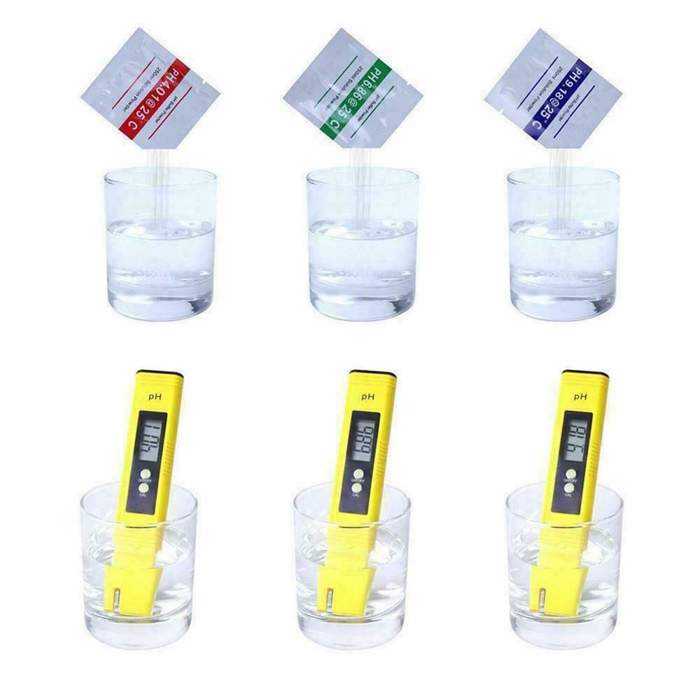 15 Pack pH Buffer Powder Calibration Solution 4.01 6.86 9.18 for Meter Tester