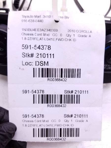 09-14 TOYOTA MATRIX AC TEMPERATURE CONTROL MODULE ECM ASSEMBLY