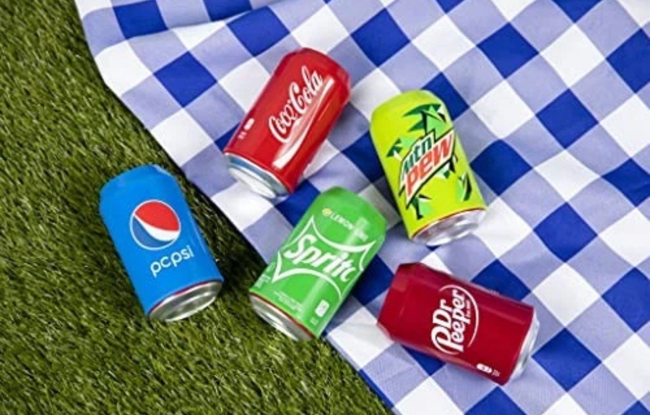 5 Pack Beer Can Covers for 12 oz (355ml) Silicone Sleeve Hide a Beer Beverage