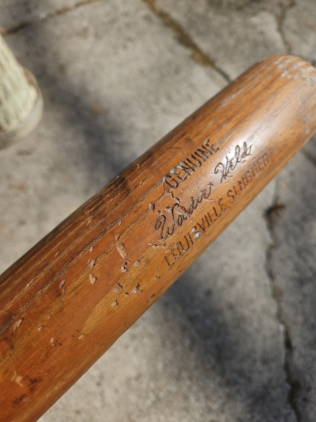 Vintage Game Used Cleveland INDIANS Star WOODIE HELD baseball Bat BALTIMORE '66