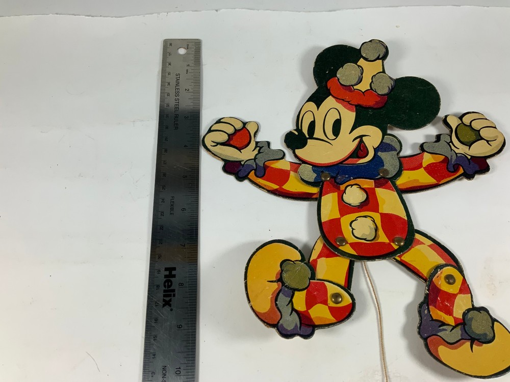 Vintage MICKEY MOUSE Pull String DANCER - RARE