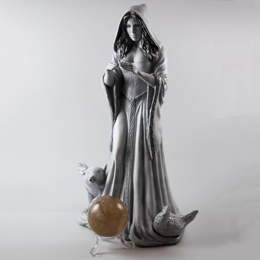 Cerridwen - Hand cast statue