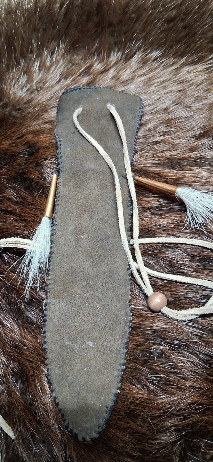 18th Century Iroquis Neck Knife Sheath