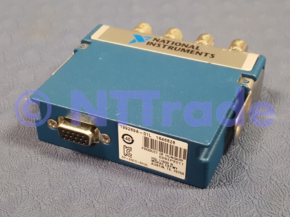 National Instruments NI-9215 cDAQ Simultaneous Analog Input Module, BNC