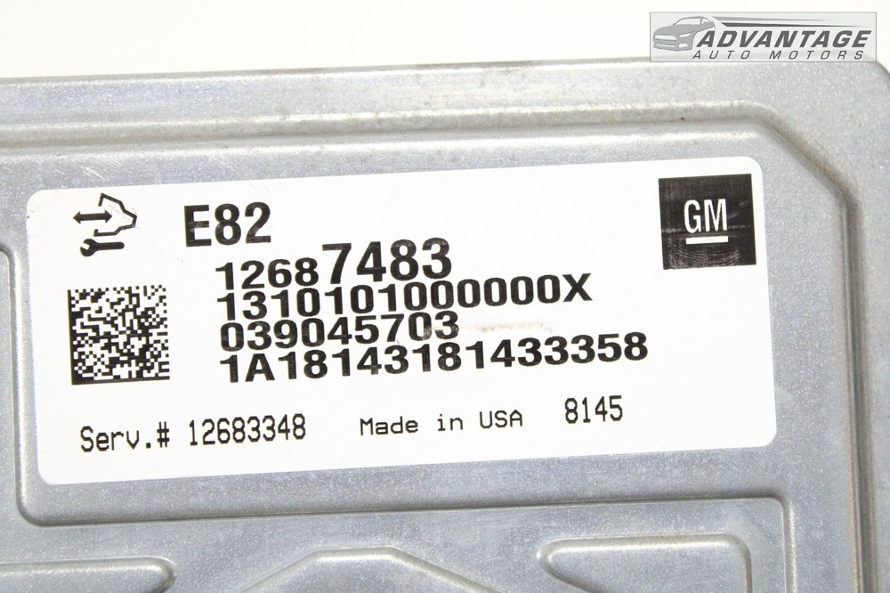 2018-2021 CHEVY TRAVERSE ECM ENGINE COMPUTER CONTROL MODULE BRAIN 12687483 OEM