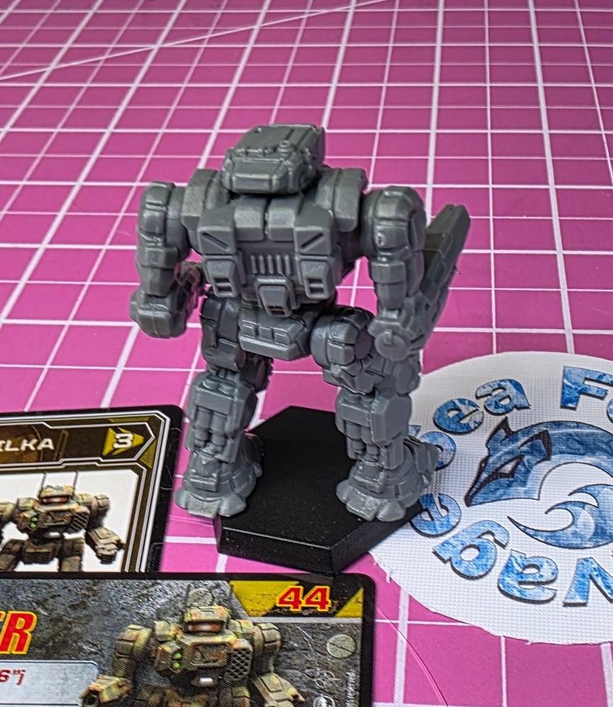 BattleTech Highlander Mech -- ComStar Command Level II + Cards