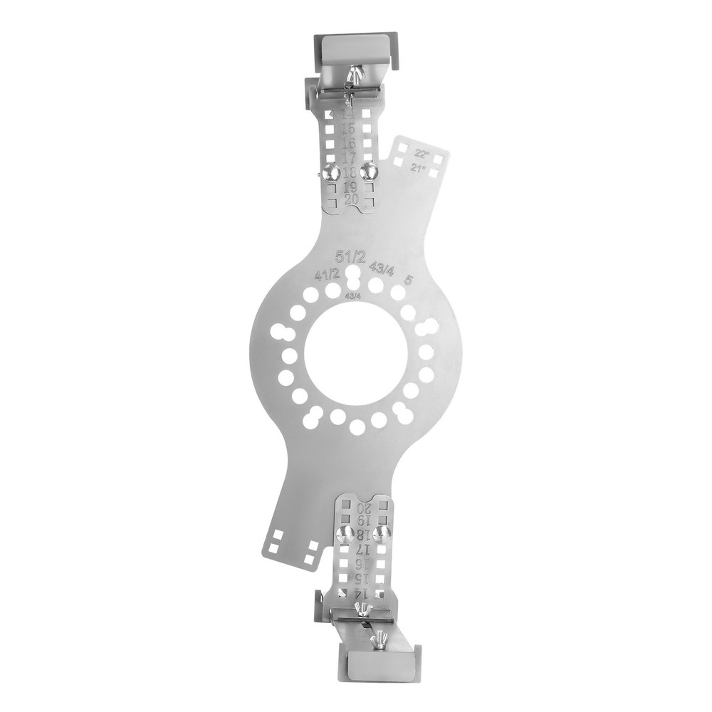 Wheel Fitment Testing Tool New 14"-20" 5-Lug Pattern Silver