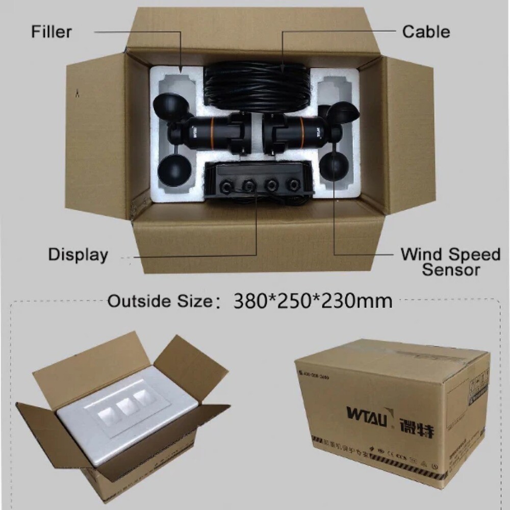 Anemometer WTF-B500 Anemometer for Measuring Wind Speed and Direction