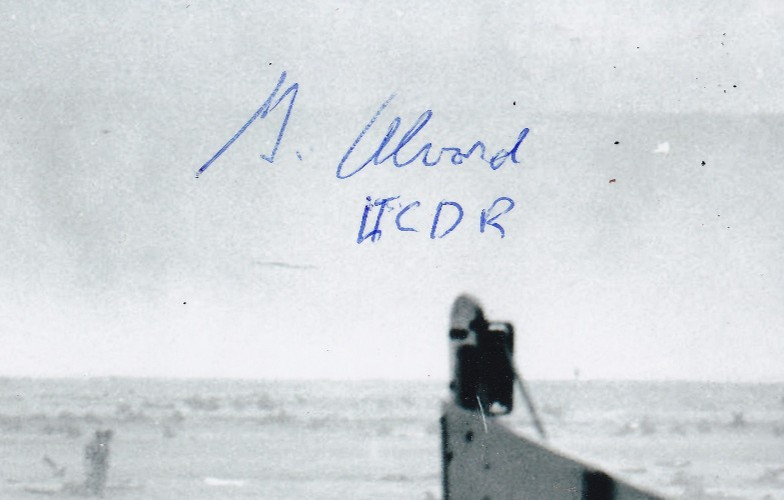 Graham Alvord Signed Autograph 4x6 Photo D-Day Normandy USN LST #133 Omaha Beach