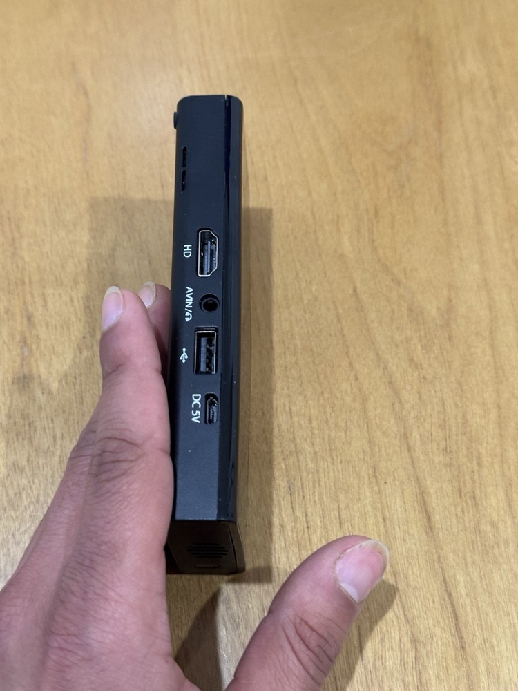 DLP Mini Smart Projector LED Dual Core Bluetooth Black