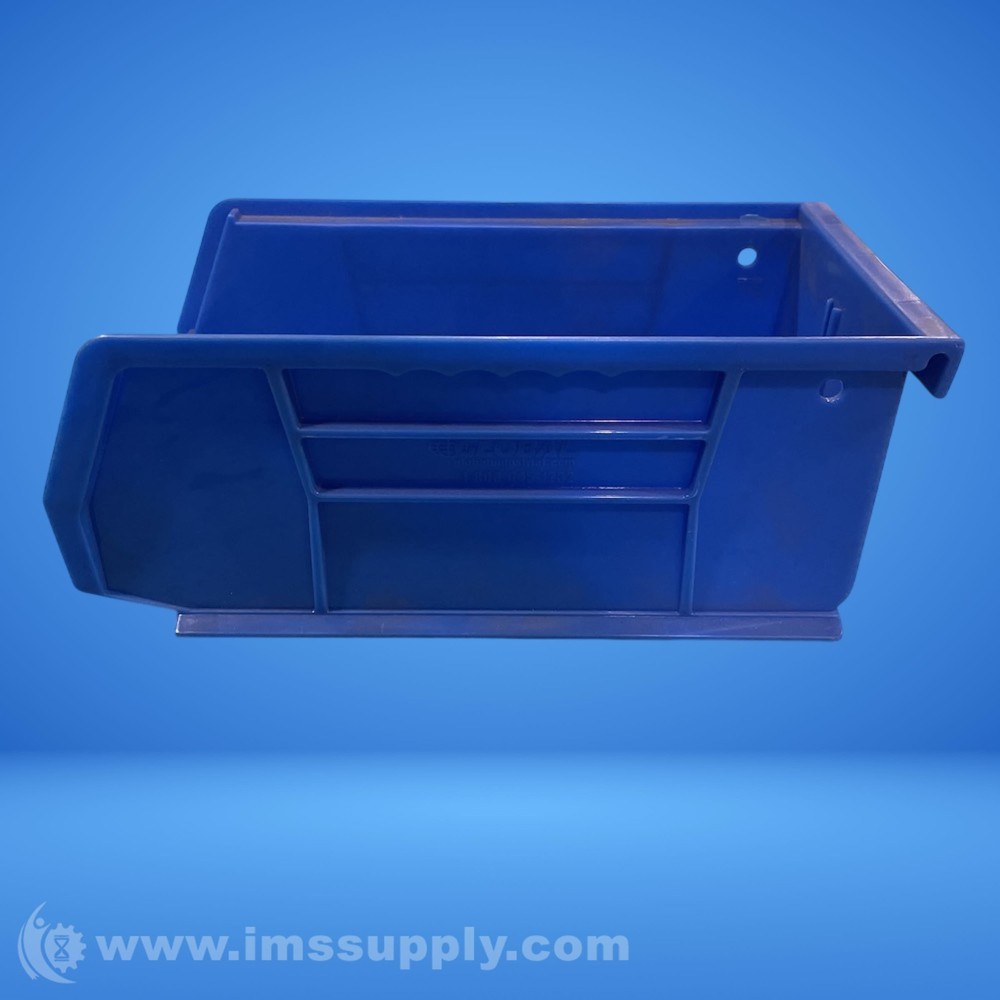 GLOBAL 269681BL Plastic Hang & Stack Bin USIP