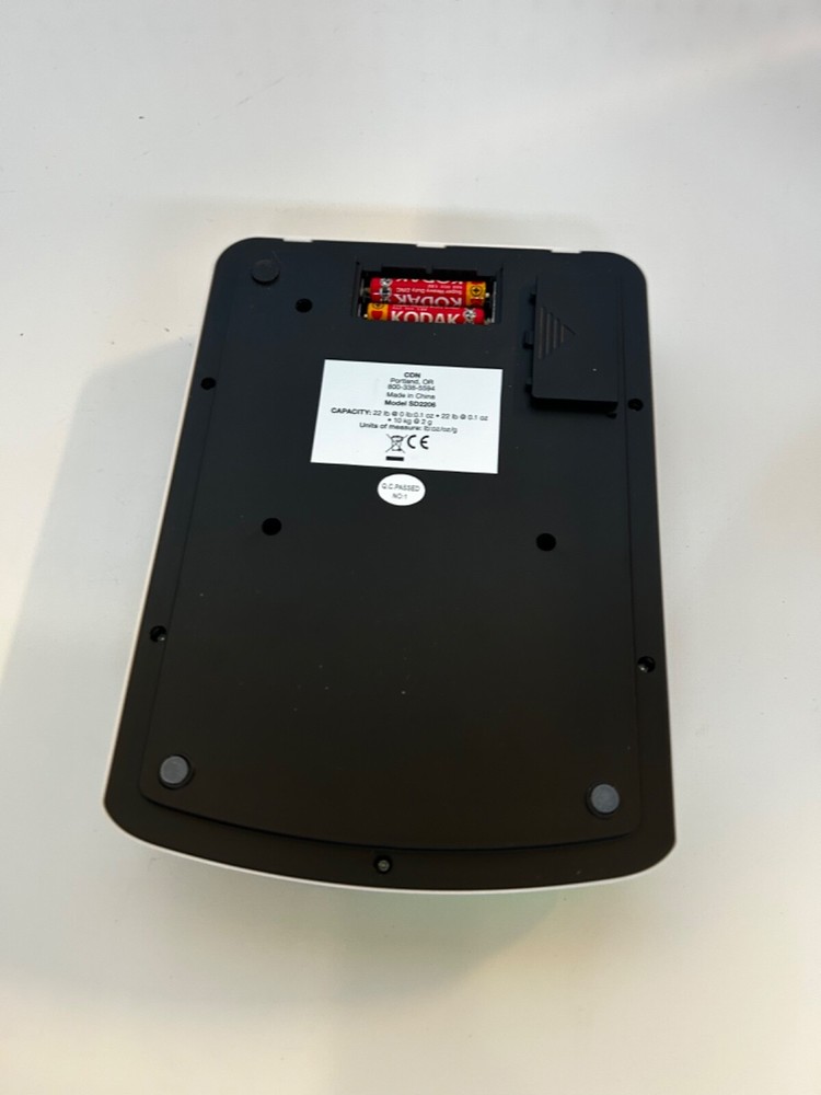 CDN SD2206 22 lb Digital Portion Control Scale