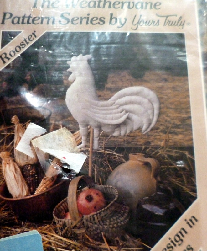 *GREAT VTG ROOSETER SOFT DOLL SEWING PATTERN UNCUT