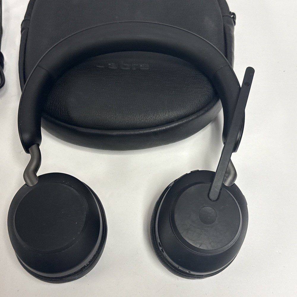 Jabra Evolve2 65 USB-A Wireless Headset w/ Dongle, Case & Charging Cable