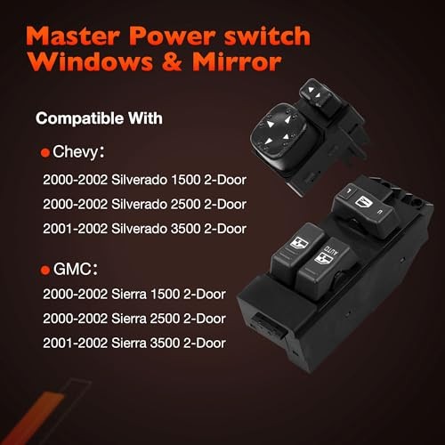 Power Window Switch Driver Side Window & Door Lock & Mirror Switch | Fit for