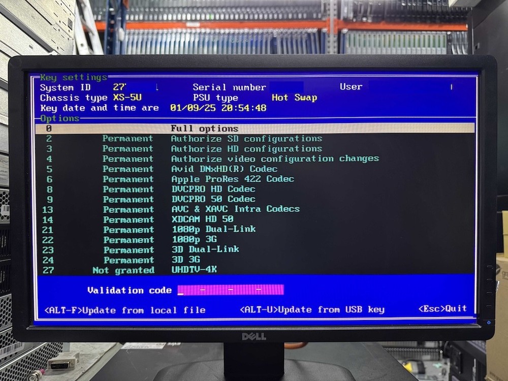 EVS XS studio production server 4 channel XS-5U fully licenced