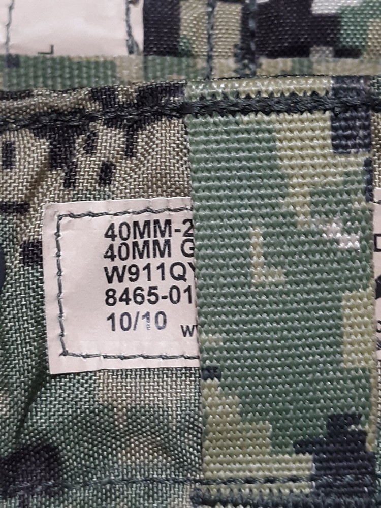 USGI Eagle AOR2 40MM SOFT DOUBLE SHELL POUCH Excellent DEVGRU SOF SFLCS