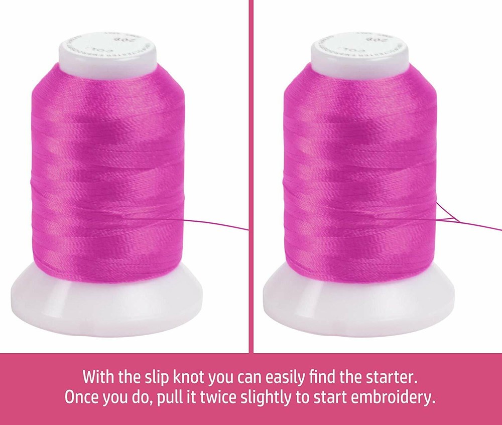 63 Colors Polyester Embroidery Machine Thread Kit 500M Every Spools