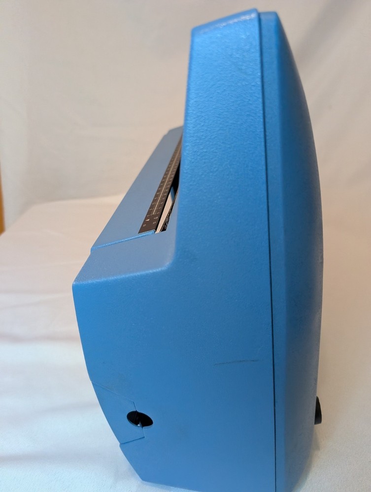 IBM Selectric Typewriter II EMPTY Case shell Blue PARTS ONLY