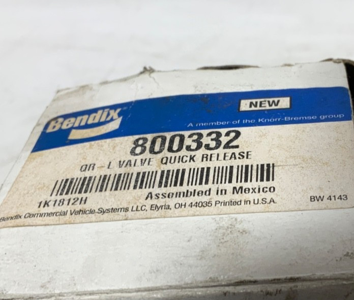 NEW BENDIX 800332 QR-L VALVE QUICK RELEASE