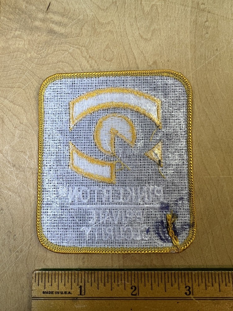 Pinkerton Private Security Patch 3" X 3.5" PB2