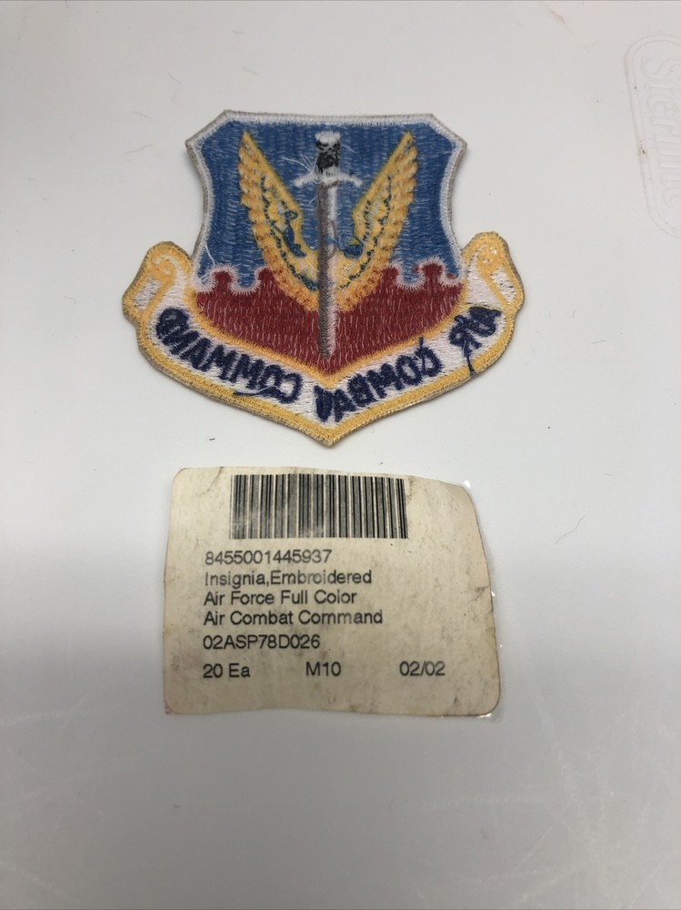 U.S. Air Force Air Combat Command Patch Insignia