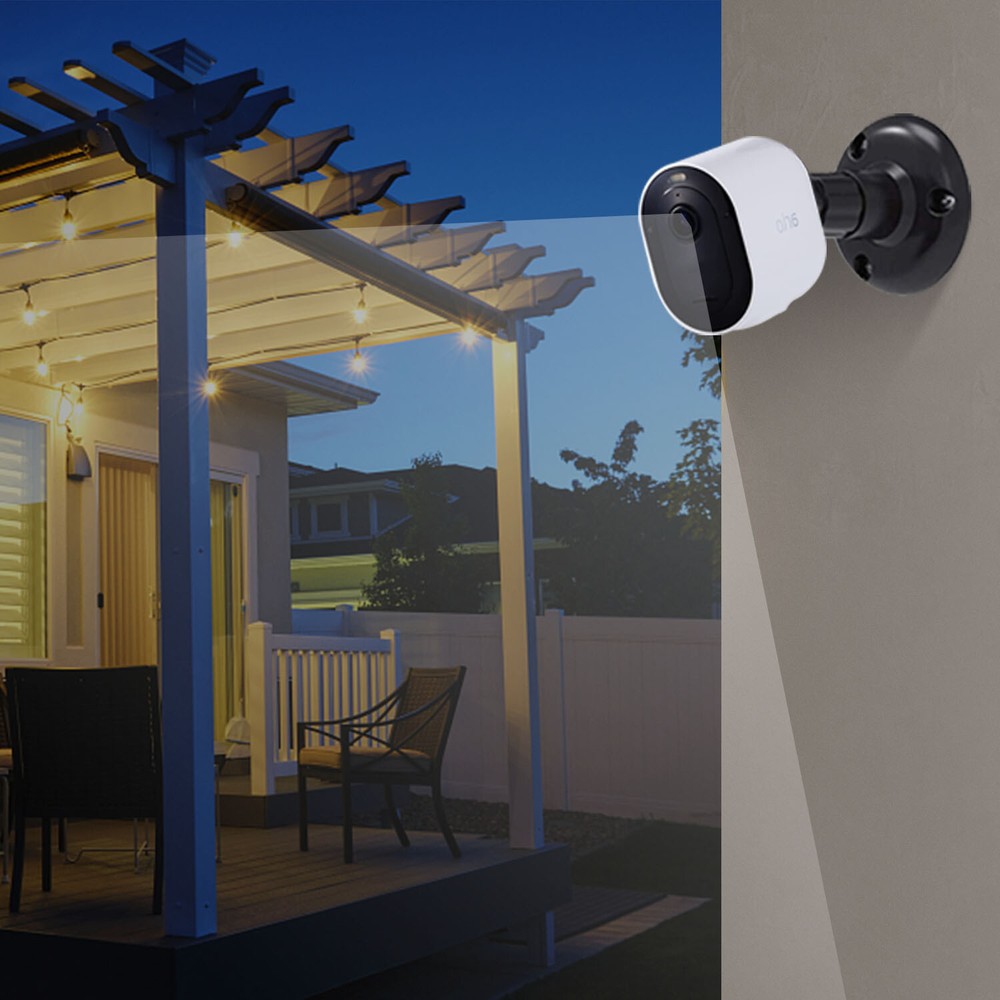 4Pack Arlo Pro Security Mount Bracket - Flexible Camera Holder Outdoor Indoor