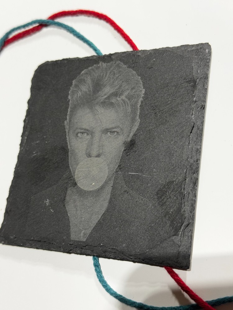 David Bowie Slate Coaster Set Unique