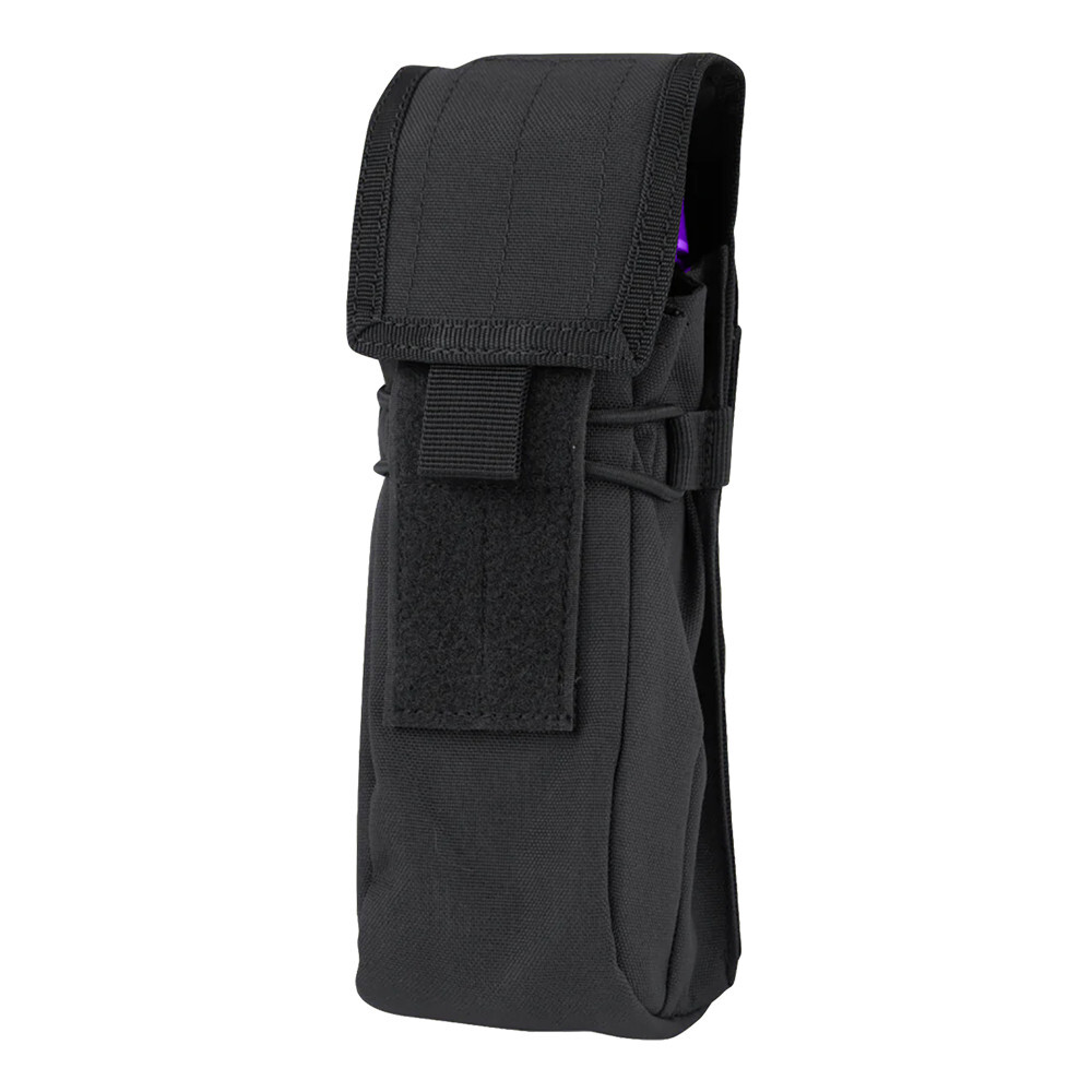 BLACK Tactical MOLLE Modular Hook and Loop Water Bottle Utility Pouch