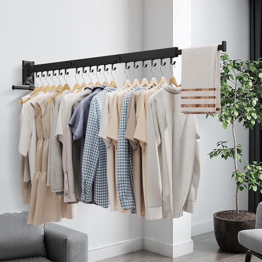 Collapsible Clothes Drying Rack - Sturdy Design