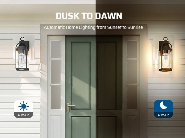 DEWENWILS Dusk to Dawn Light Socket, Dual Sensor, E26/E27 Auto On/Off, 2 Pack