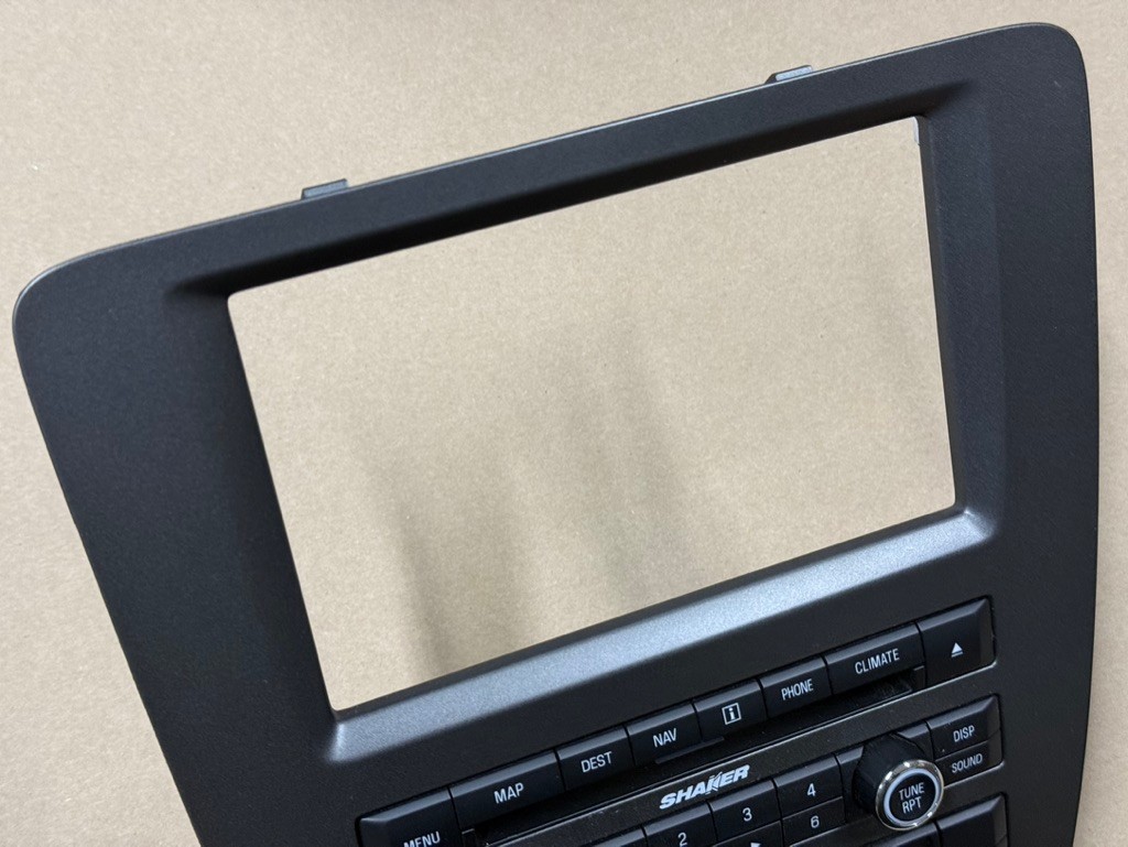 2013-2014 Ford Mustang GT500 Touch Screen Face Plate Radio Trim Piece 2011-2014