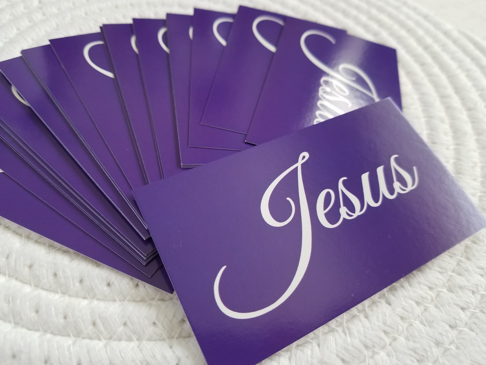 Jesus Gospel Tracts – 50 Salvation Cards (Acts 4:12, 2-Pack) – Evangelism – Free
