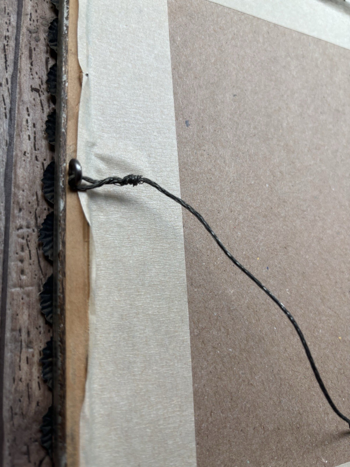 Vtg Rare 1959 Native American Chief Picture Photo Frame High Chief White Wolf