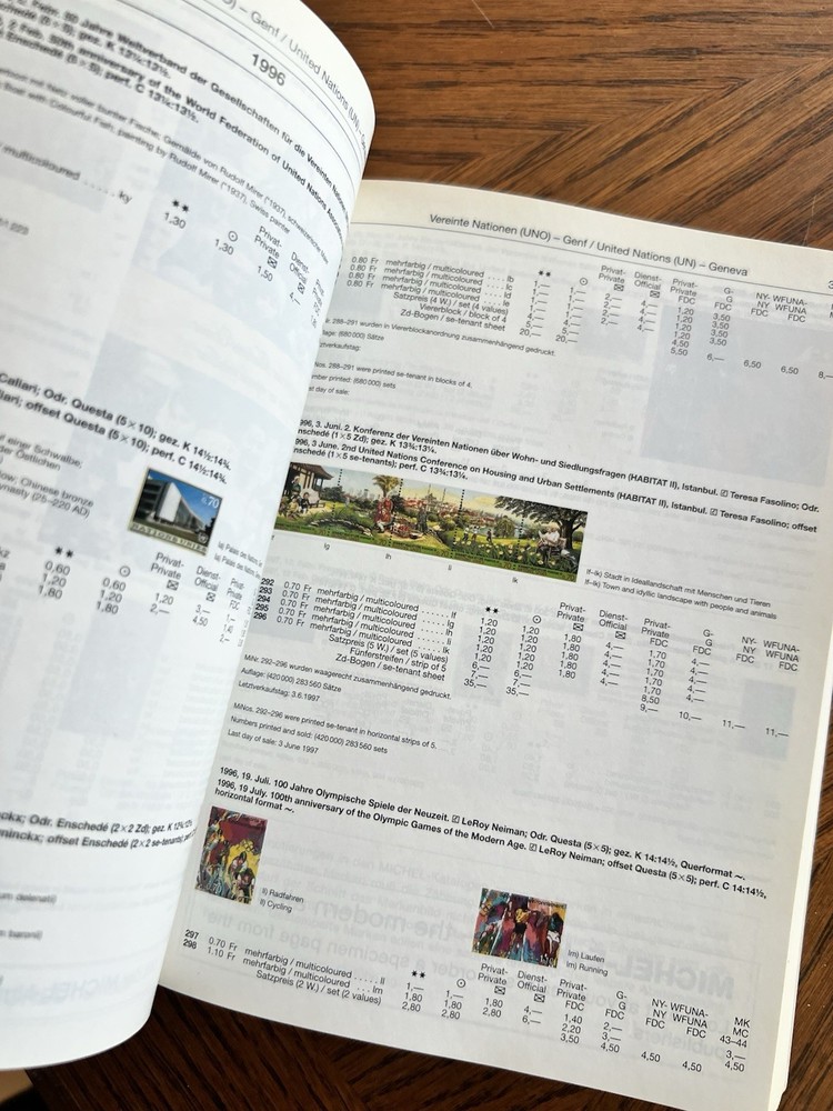 Michel UN Specialized Catalogue 2009 Stamp Book