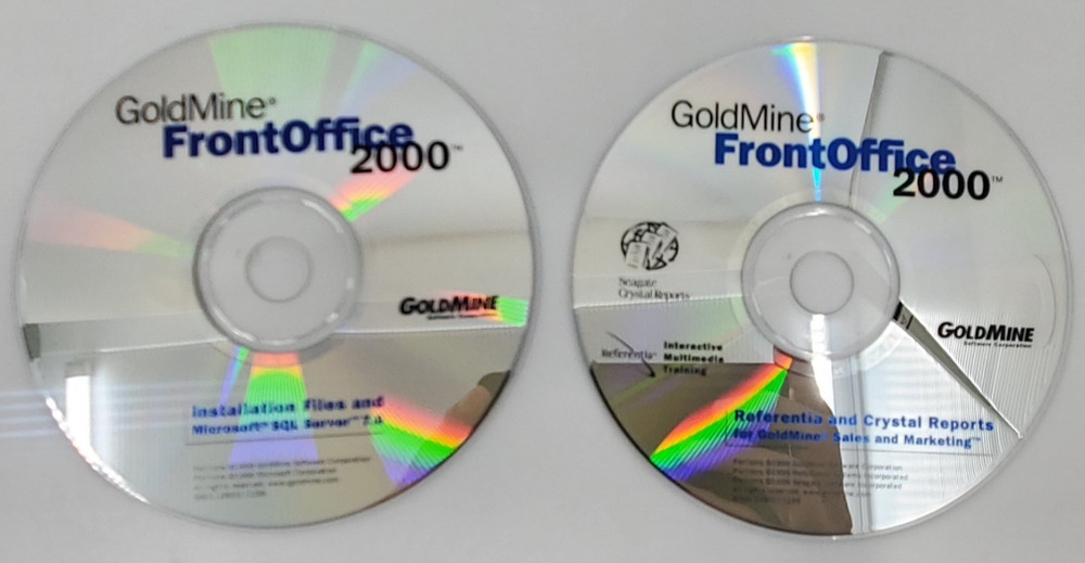 Vintage Boxed PC Software - GoldMine Front Office 2000