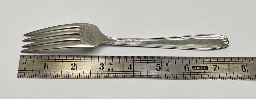 Harmony House Silverplate Serenade Dinner Fork Flatware Silverware 4Pc Set